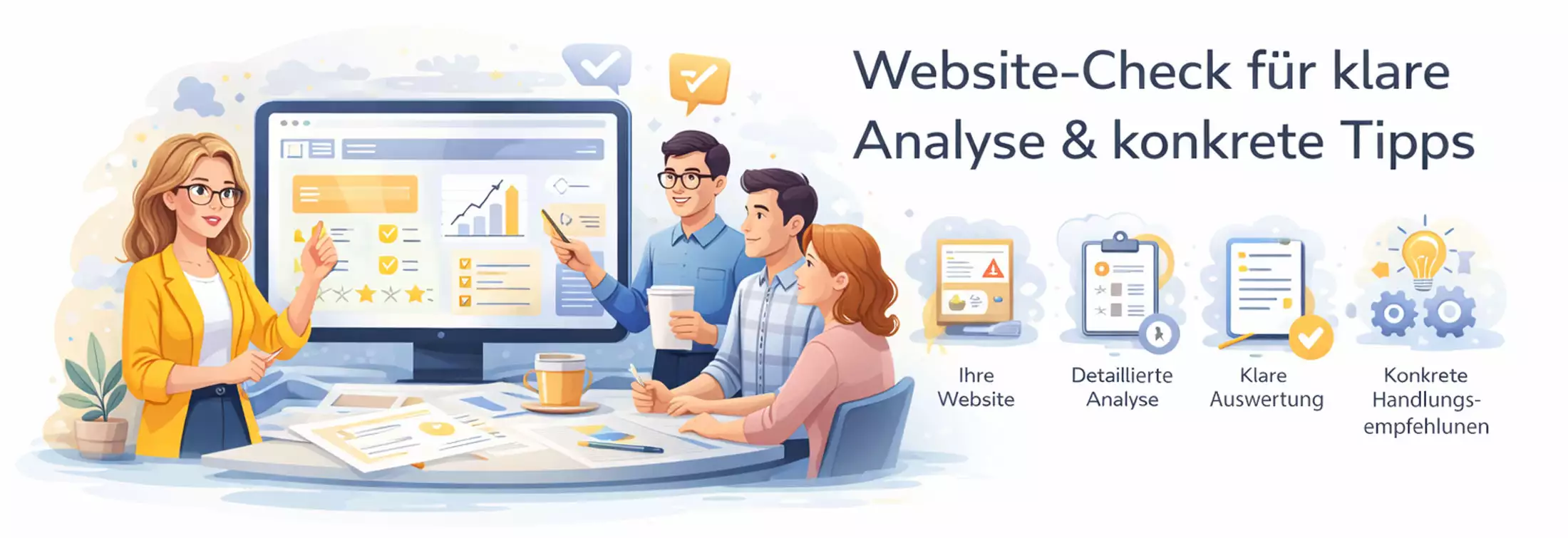 Website-Check für klare Analyse und konkrete Tipps